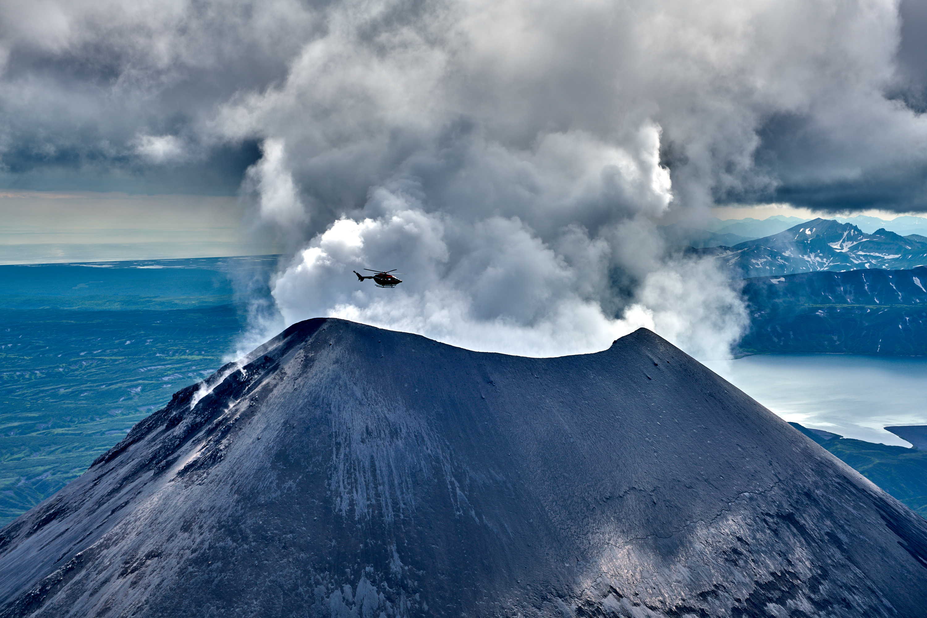 Маршрут: Облет вулканов Горелый, Ксудач и Мутновский
